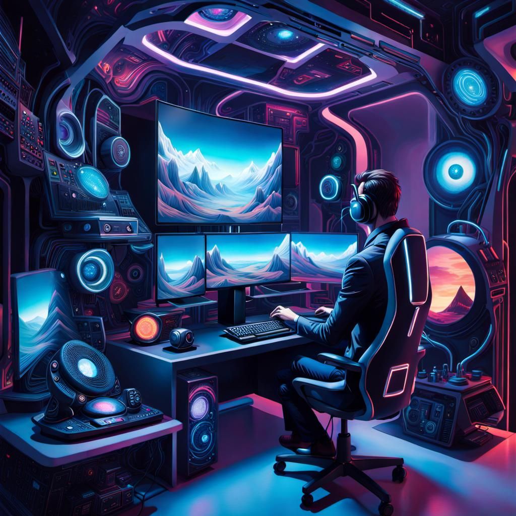 Gaming pc setup