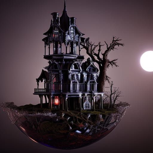 Mini Haunted House Tim Burton