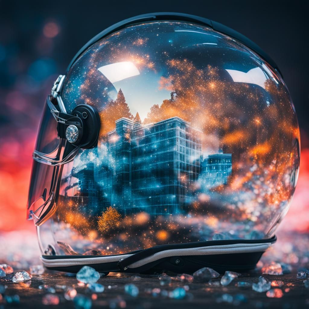 crystal helmet