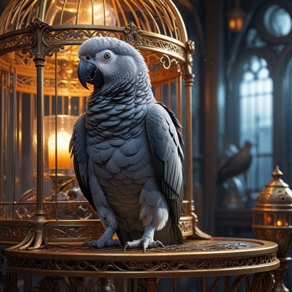 He Prefers it Outside the Cage