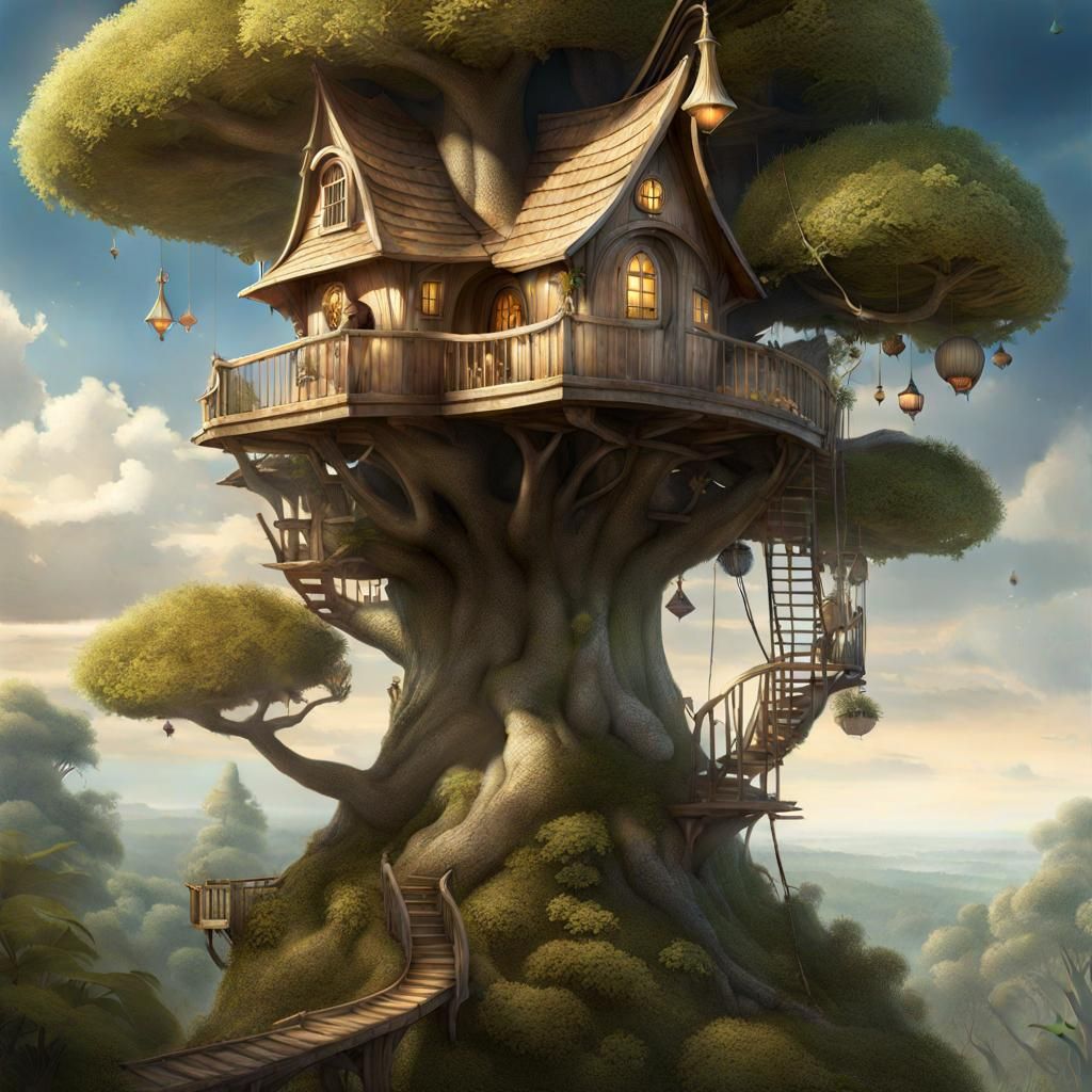 Whimsical Treehouse