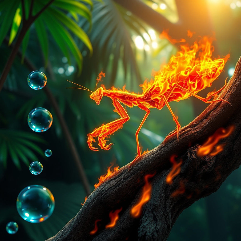 Praying Mantis  by @Vochomurka