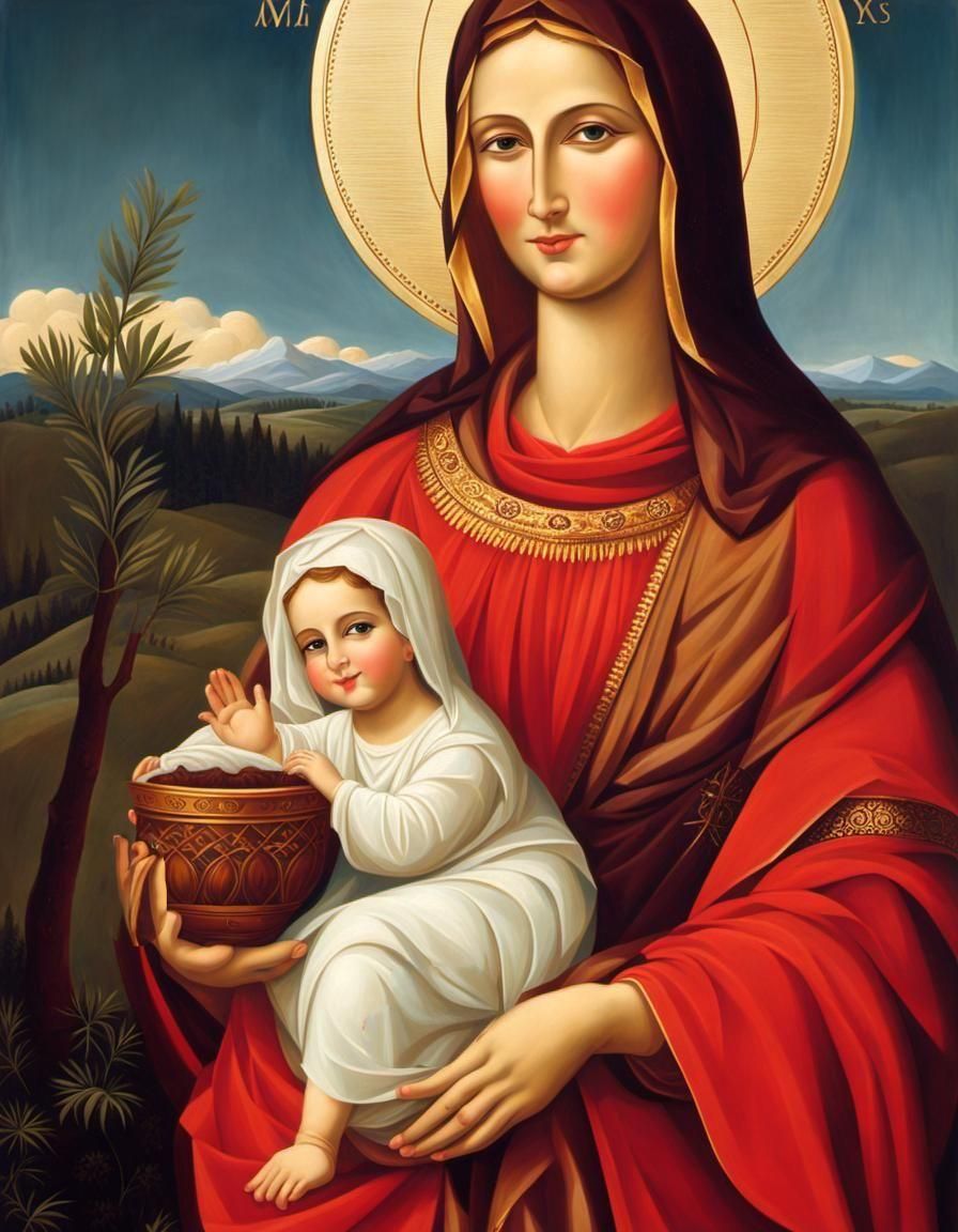 Saint Mary Magdalene and her child
