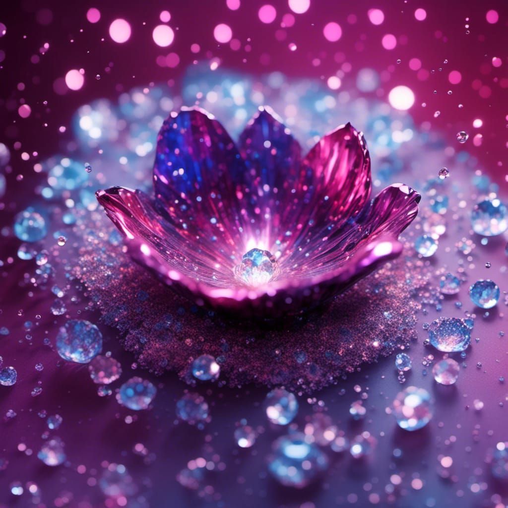 <lora:Liquid Crystal Lotus:1.0>  A cup of night, bokeh, gala...