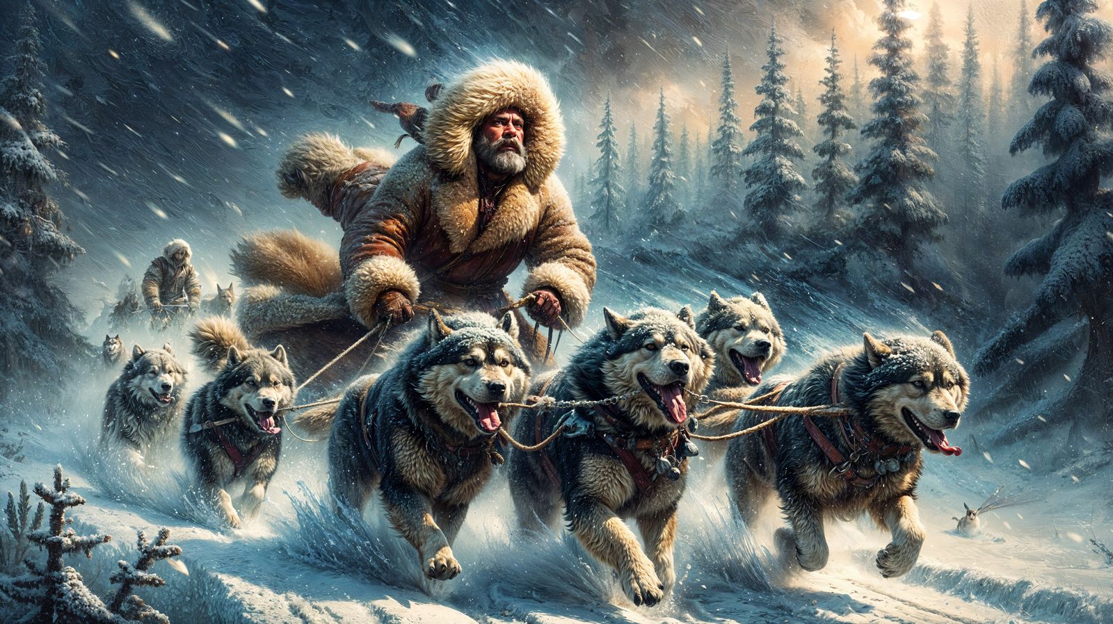 Serum run to Nome in 1925  by @Nico