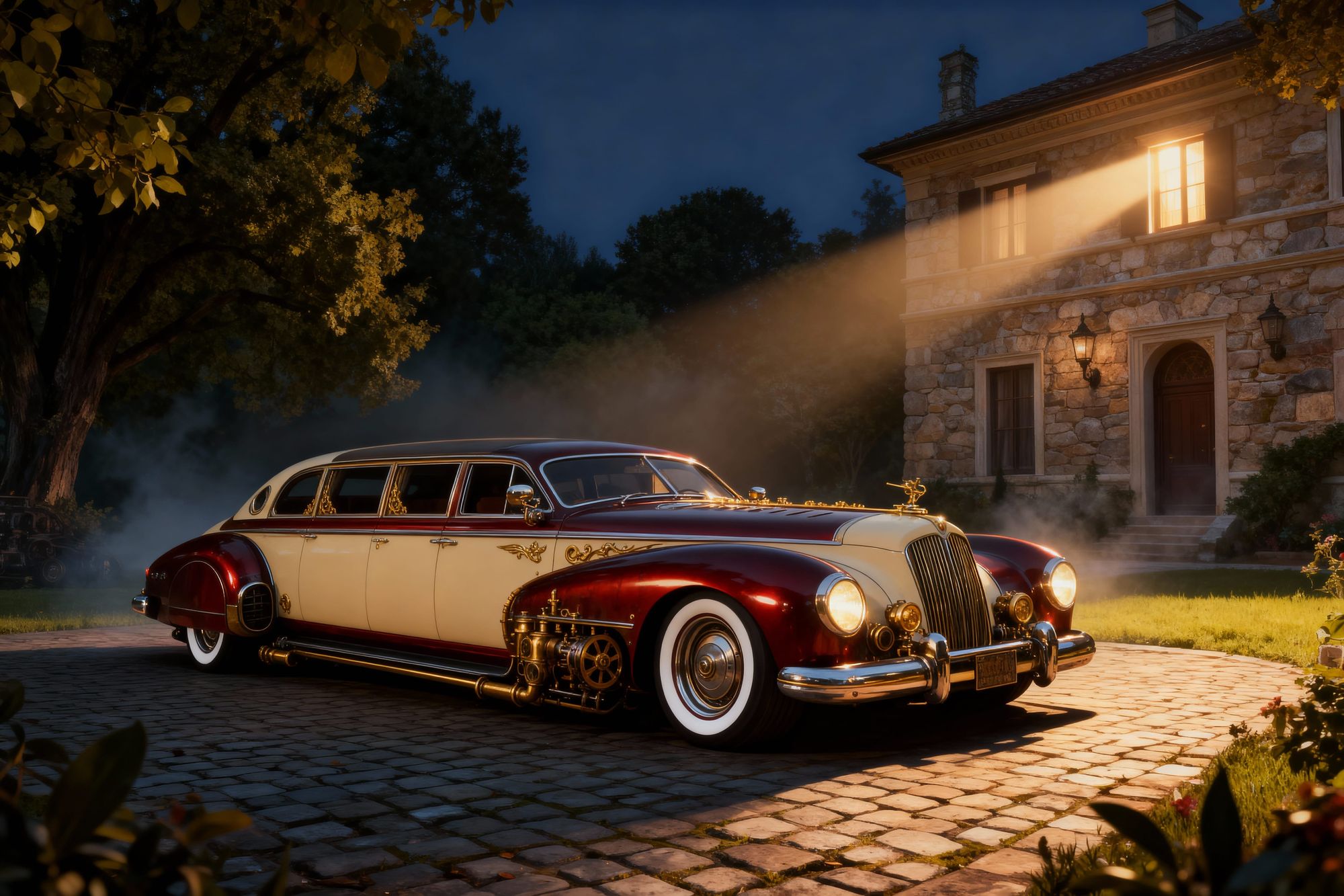 A large limousine from 1948