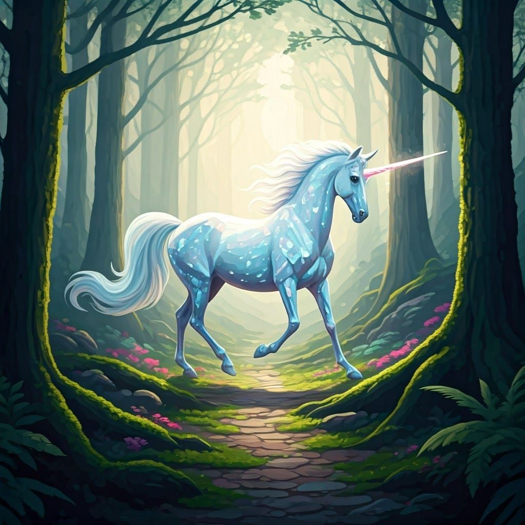 חד קרן והרבה עצים