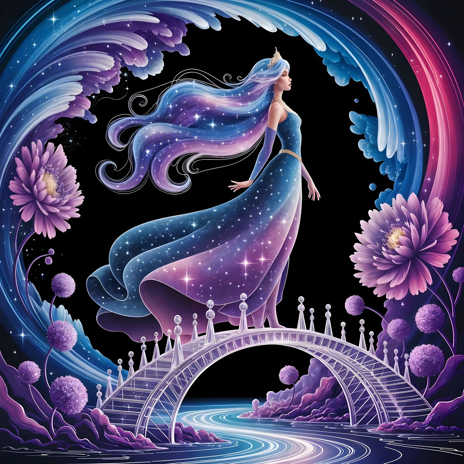 Galaxy Girl  by @Feeling Creative