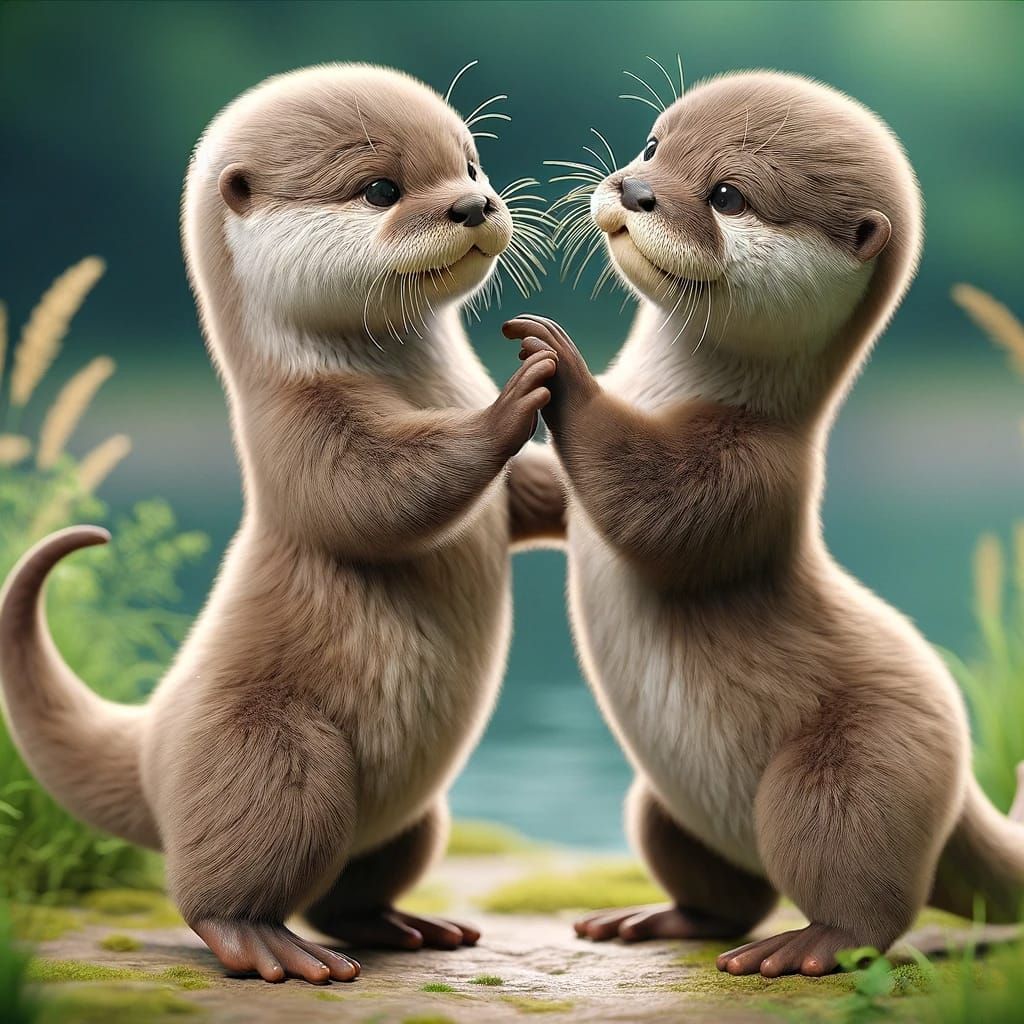 baby otter 1st dance