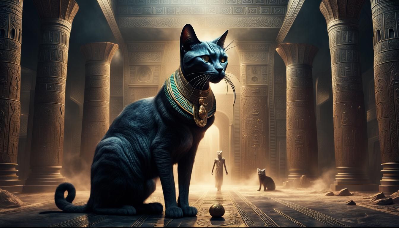 Egyptian Cat - AI Generated Artwork - NightCafe Creator