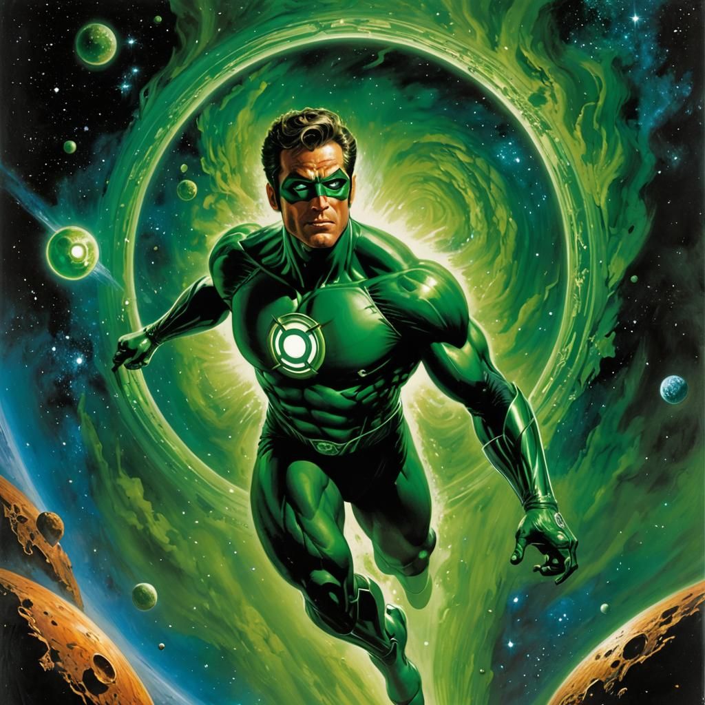 In brightest day, in blackest night, no Evil shall escape my...