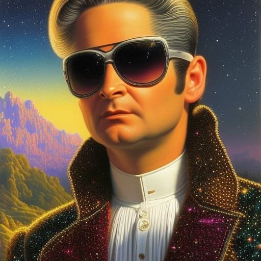 Corey Feldman AI Generated Artwork NightCafe Creator