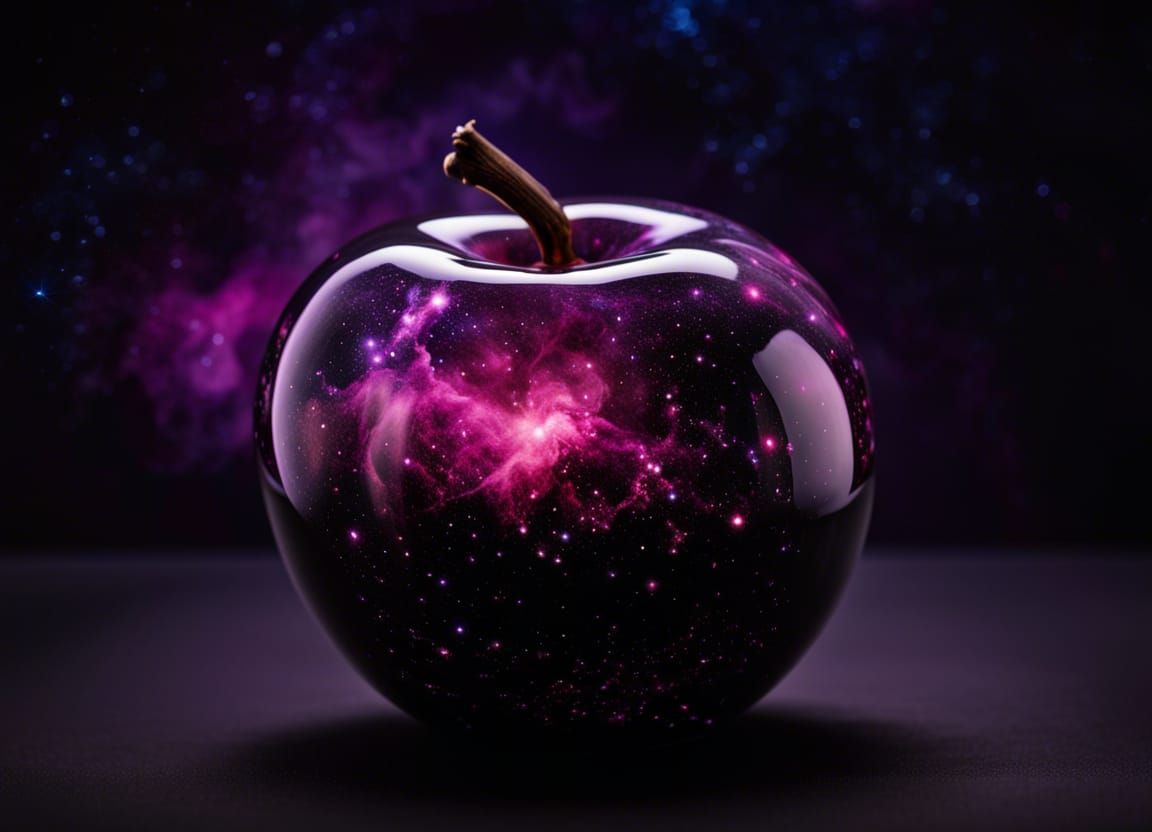 Nebula Apple  by @Naybuh