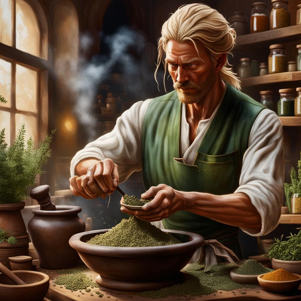 The Herbalist - AI Generated Artwork - NightCafe Creator