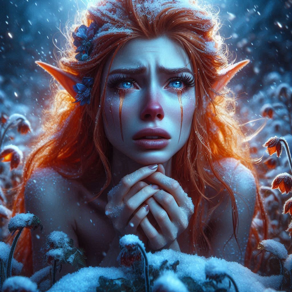 Frozen Tears of Fire