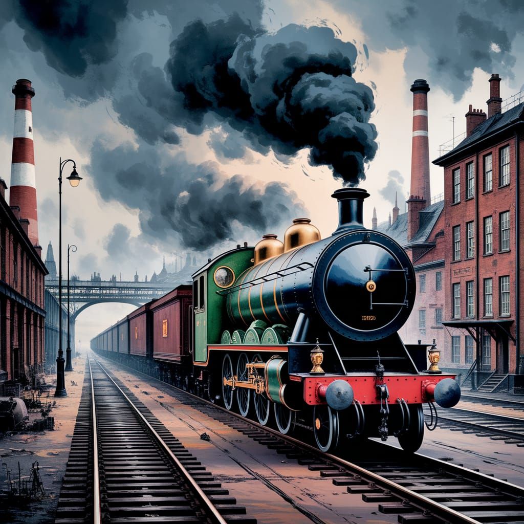 Smoky train  by @Mulgar the Merciful 