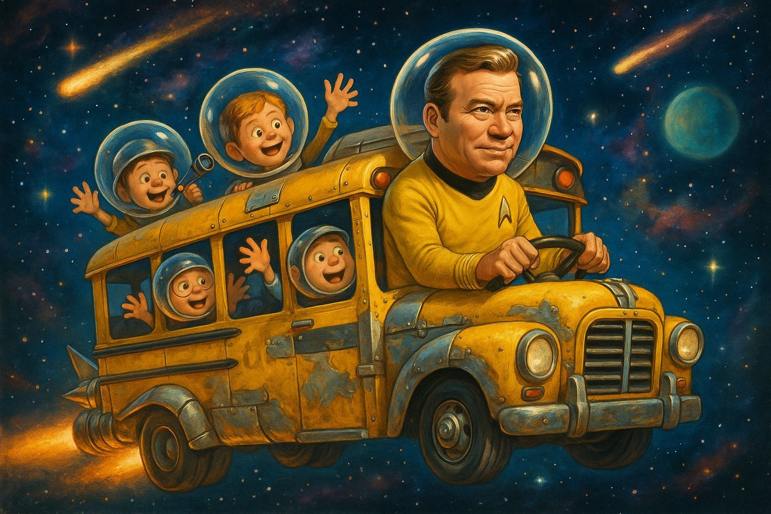 Field Trip to the Final Frontier  by @greenygreens