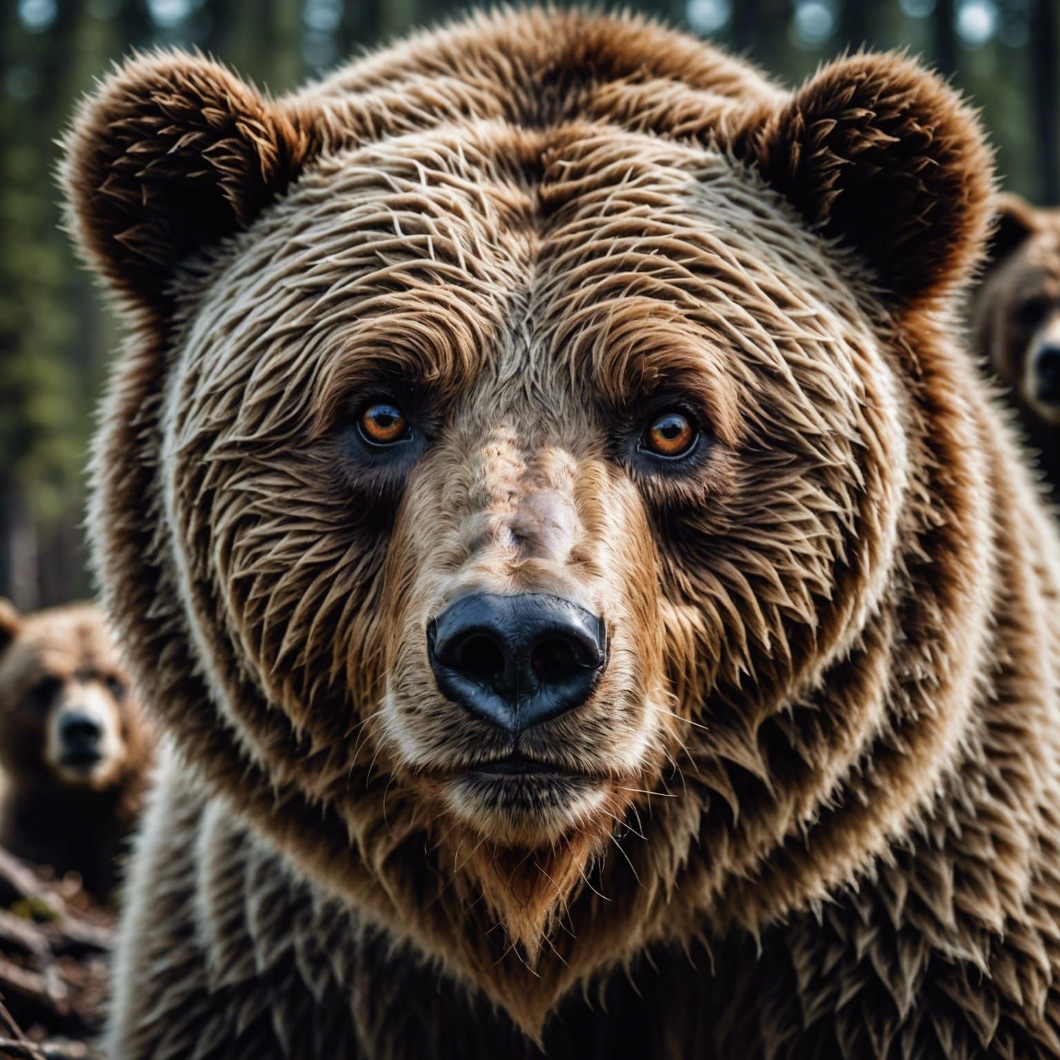 Bears googly eyes