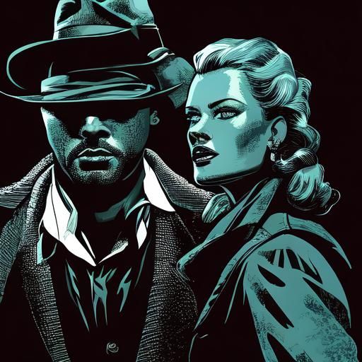 <lora:Film Noir 2D SD15:1.0>
Film noir, Vector art.