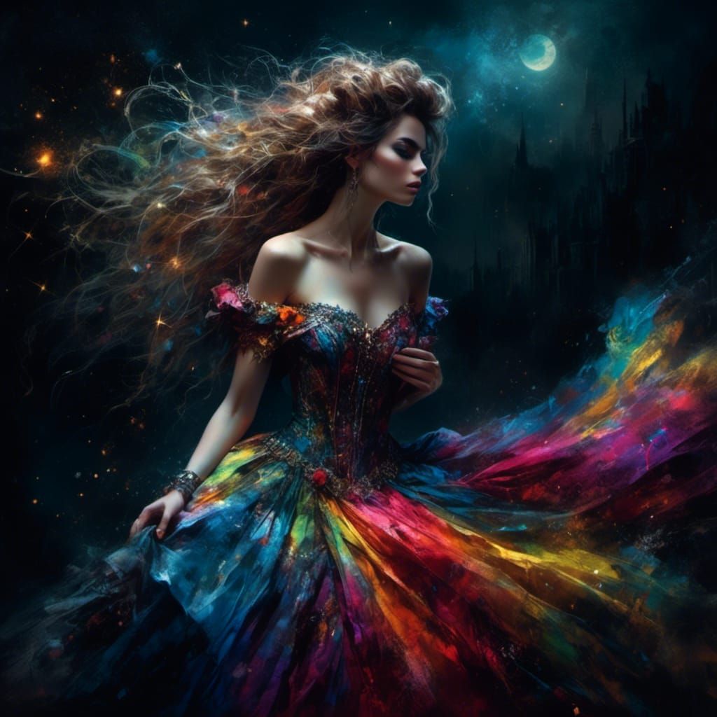 Rainbow dress