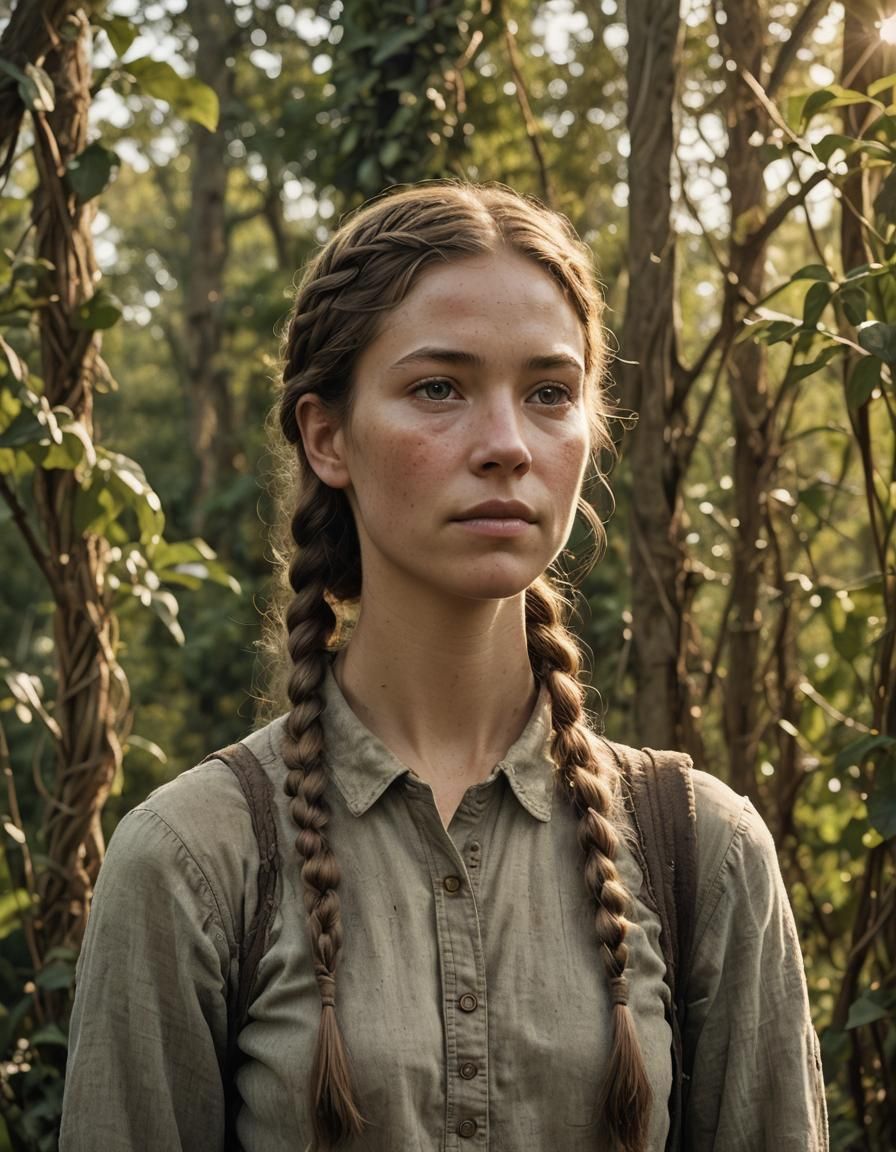 Lysa Greenfield, a young human farm girl, captured through the lens of an internationally acclaimed photo director 