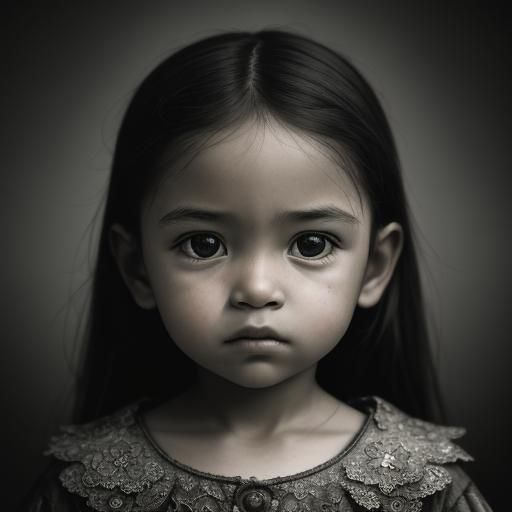 A Very Stunning Portrait Of A Child