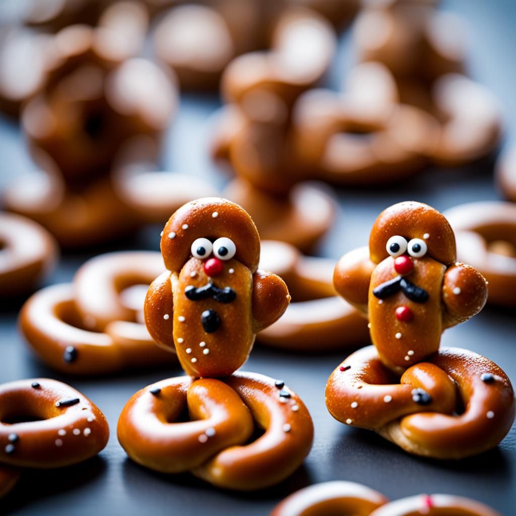 Pretzel People    by @AI Art Creations