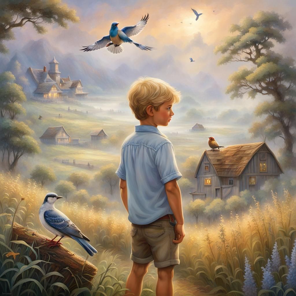 A bird on the roof...