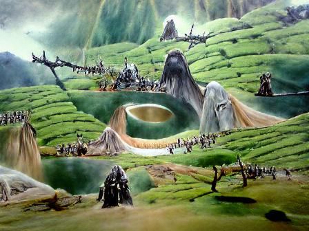 Nucleair marketing Verzorgen The Lord of the Rings Landscape by Narayan Shridhar Bendre - AI Generated  Artwork - NightCafe Creator