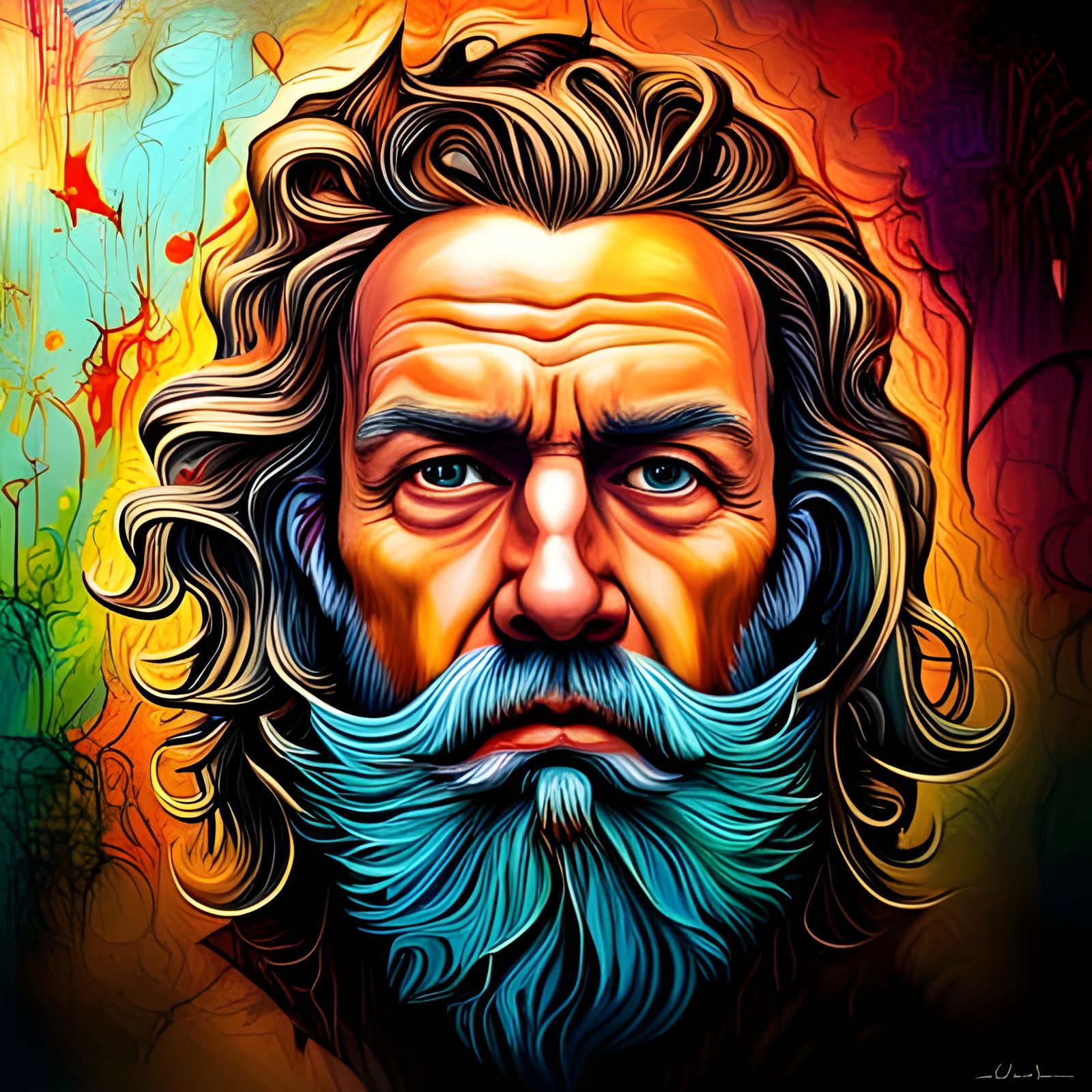 The beard - AI Generated Artwork - NightCafe Creator