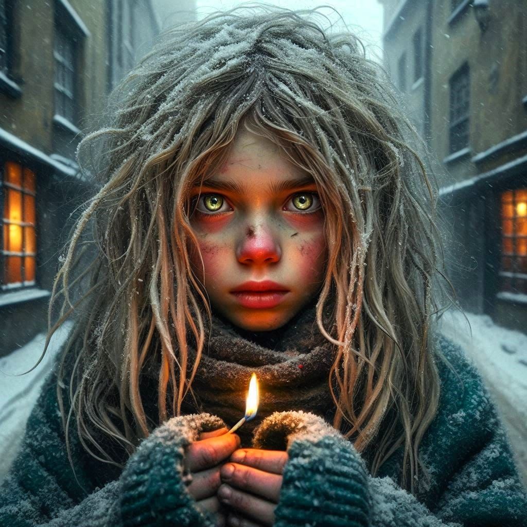 The little match girl (Fairy tale)