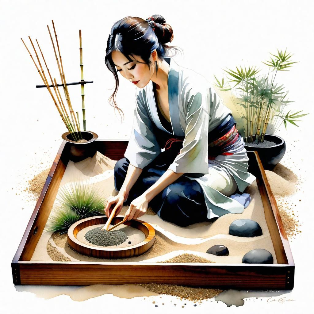 Jardin zen  by @Raphaelle