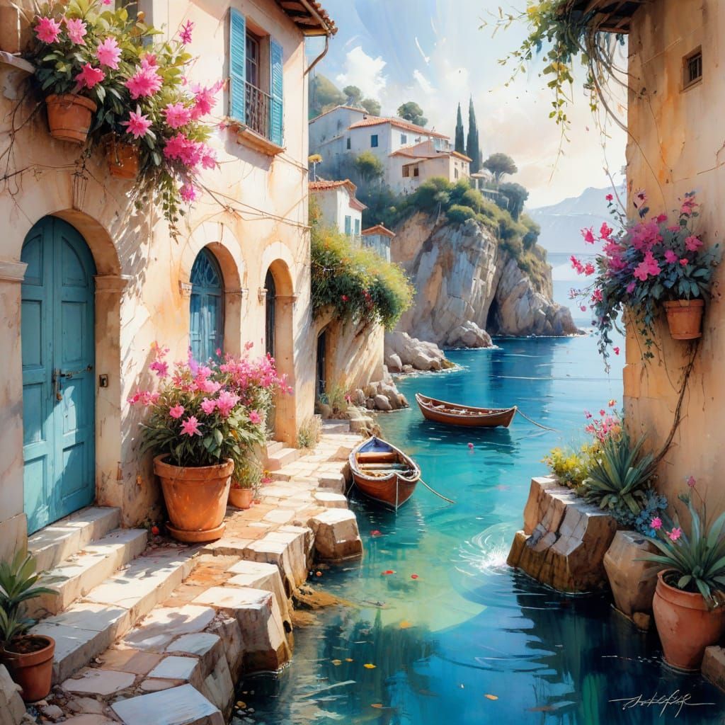 Coastal village of my dreams...  by @Gerber