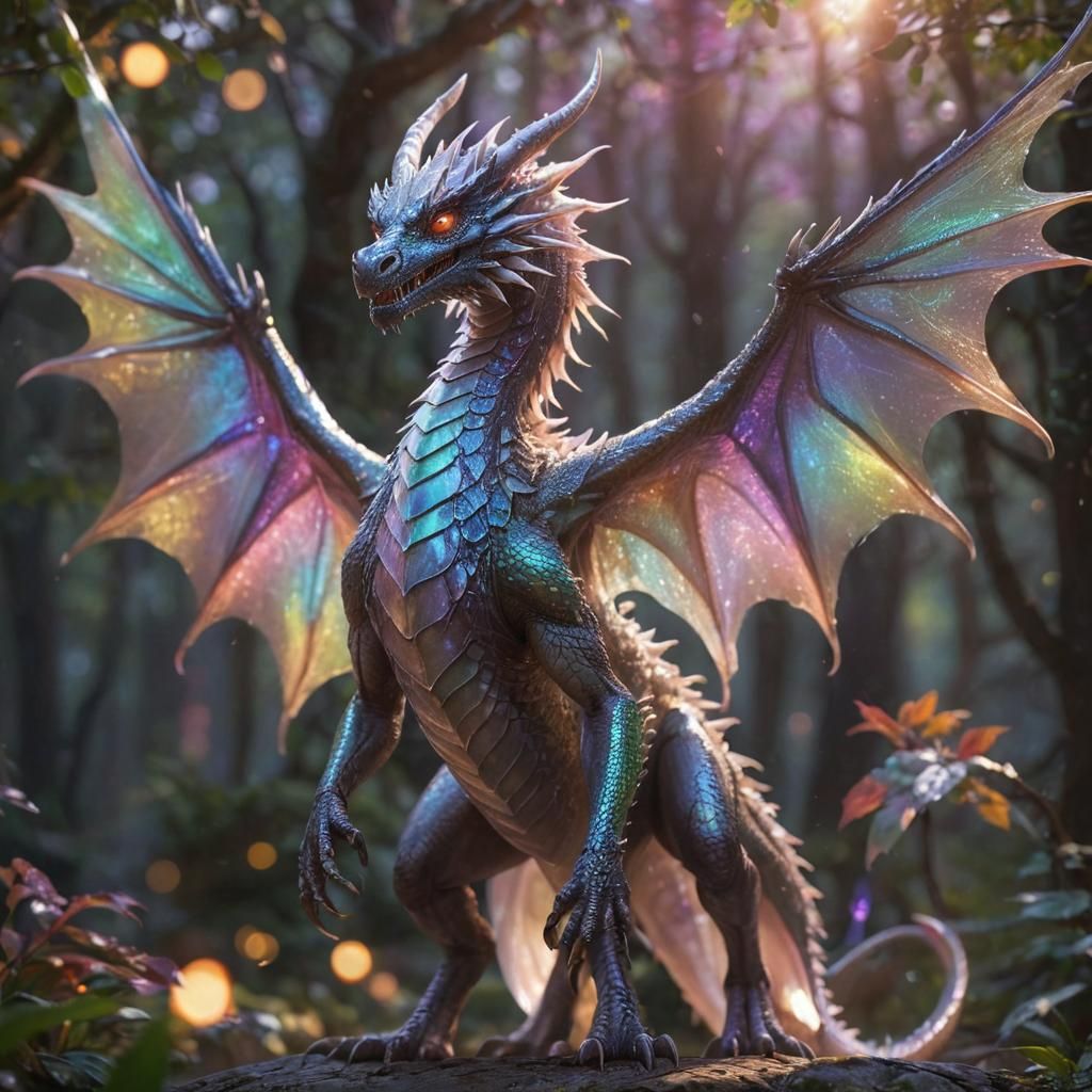 Iridescent dragon