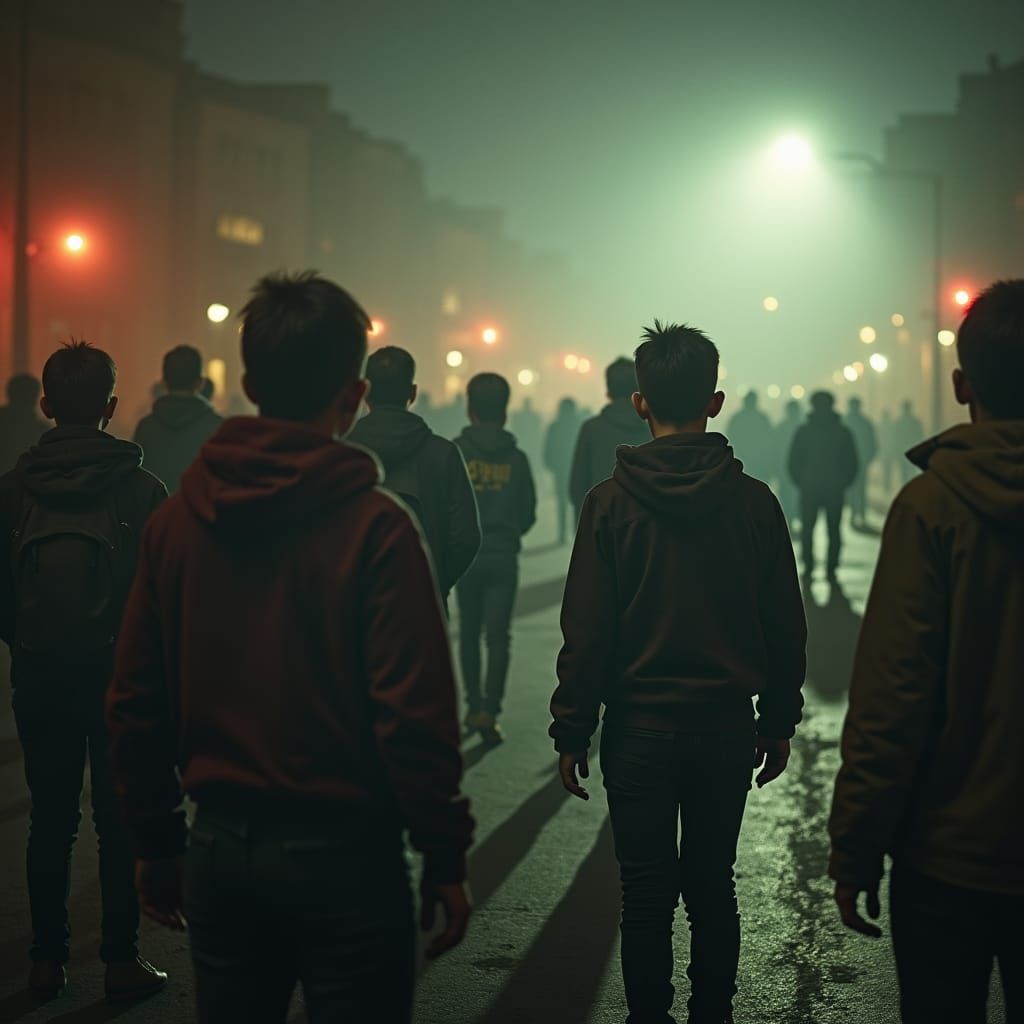 Children Unite Against Bullies: Cinematic Film Still