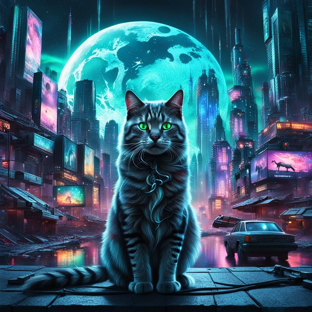 Cybermeow - AI Generated Artwork - NightCafe Creator