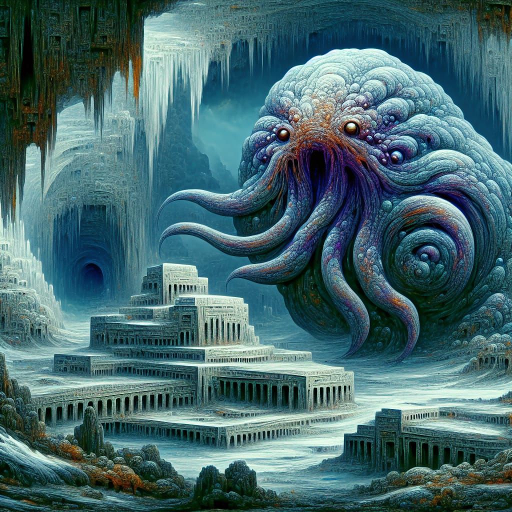 The Giga-Shoggoth - AI Generated Artwork - NightCafe Creator