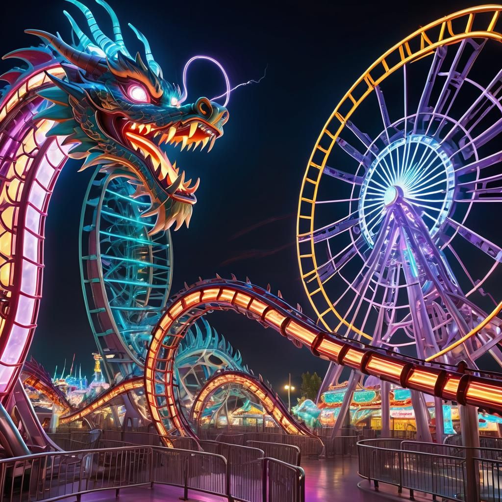 The drragon coaster..Do you dare?  by @Marco