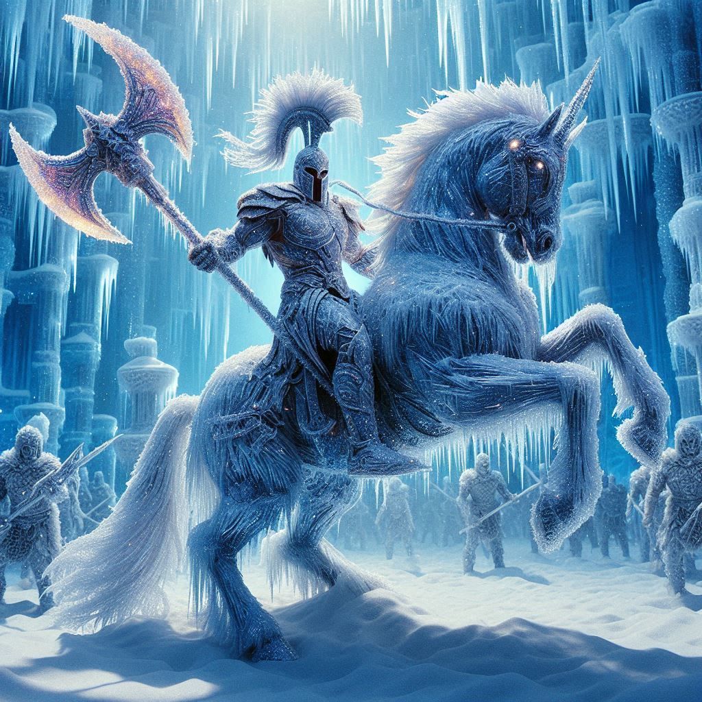 Gladiator riding a horse   by @Alex