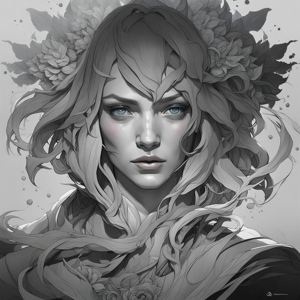 head and shoulders portrait, 8k resolution concept art portr...