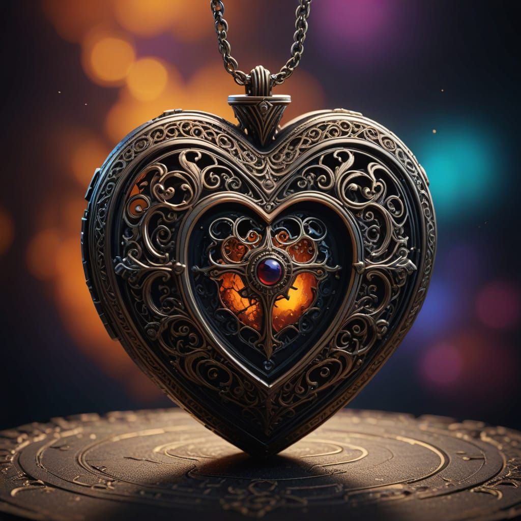 Valloween heart locket   by @Alex Abernathy