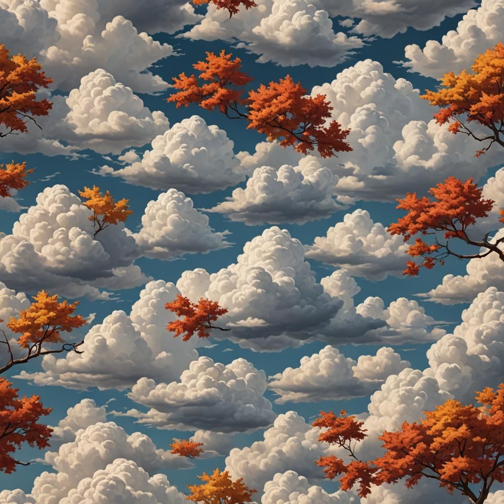 Autumn Clouds   by @TrainToon