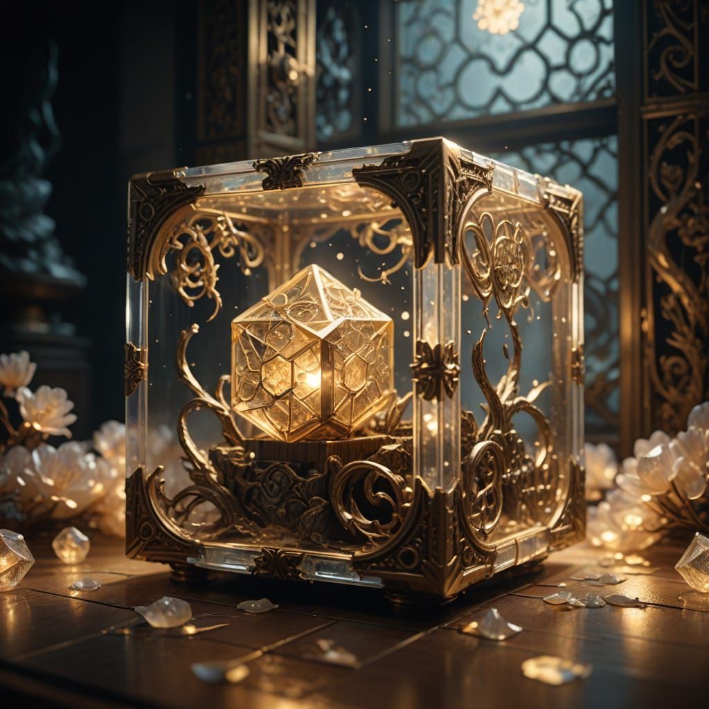 Treasure Protected By A Cube  by @Chloe