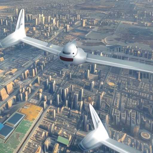 A flying city