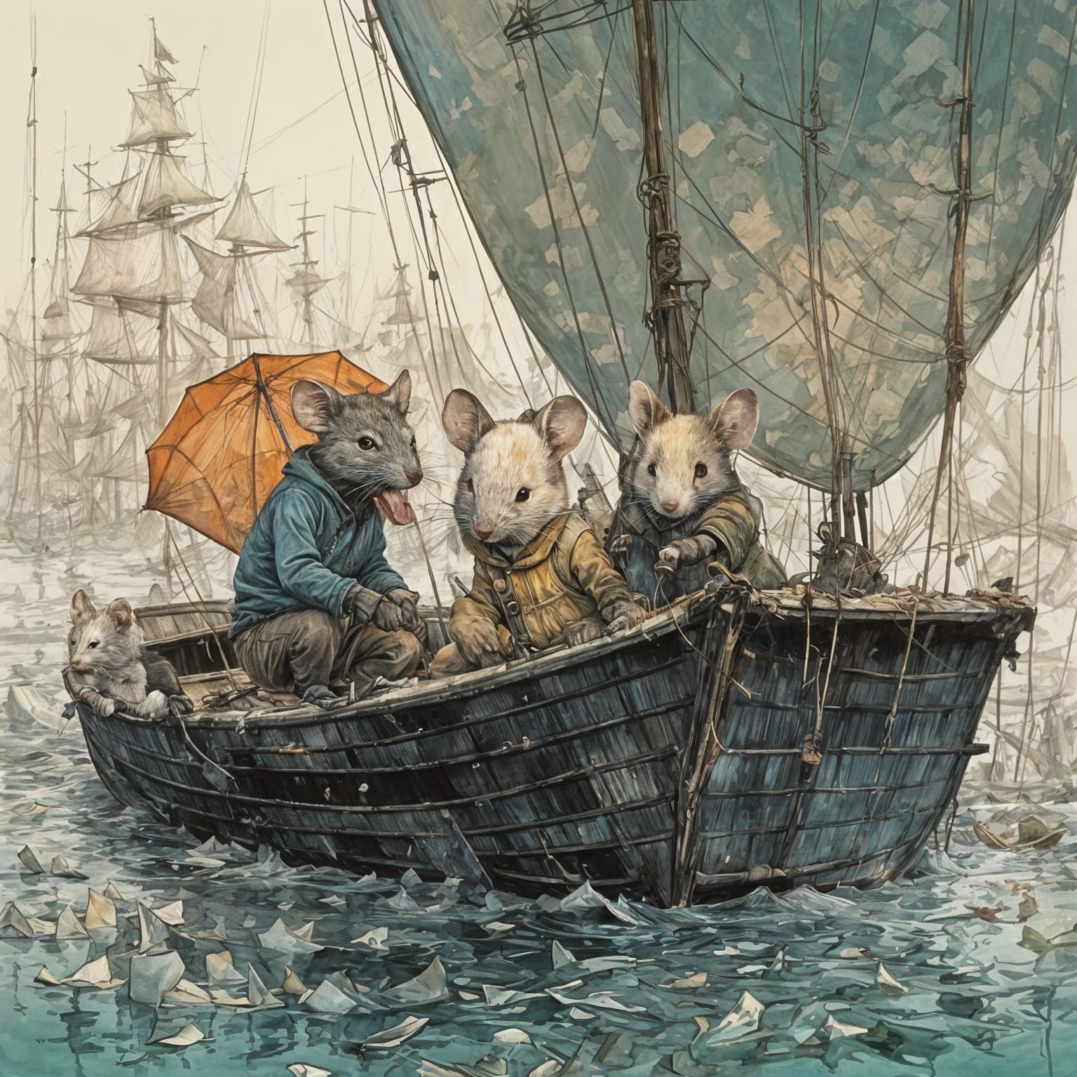 By Paul Lovering and Mattias Adolfsson and Russ Mills and Victo Ngai and Alexander Jansson:: Double exposure, ...  by @Schoor