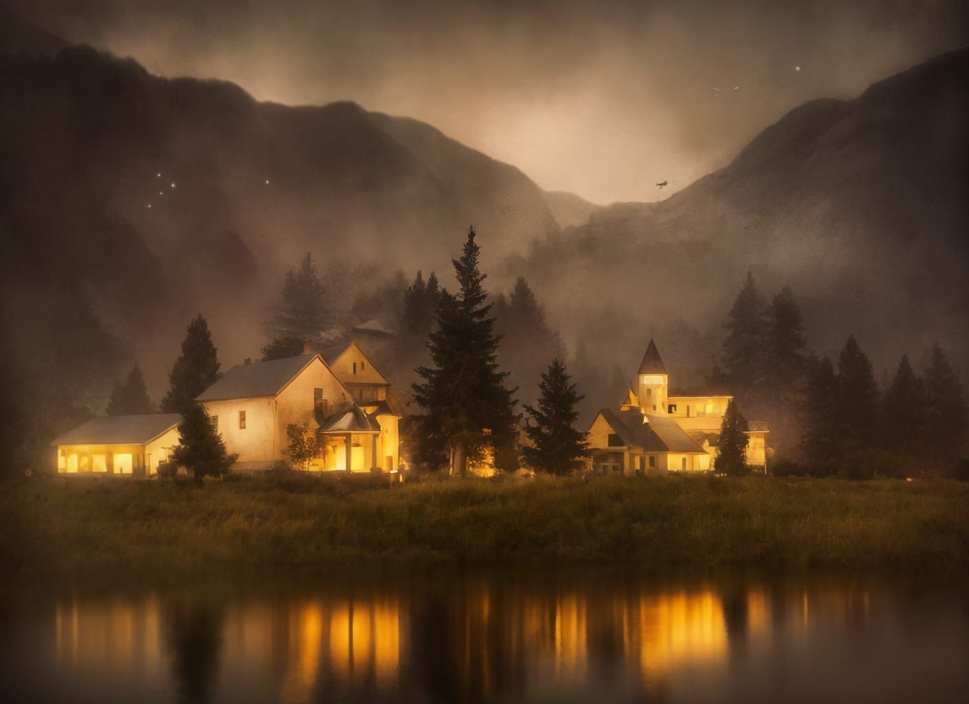 ANIMATED: Village in the Foothills: Place out of Time: TEST Oh! and Bye...!