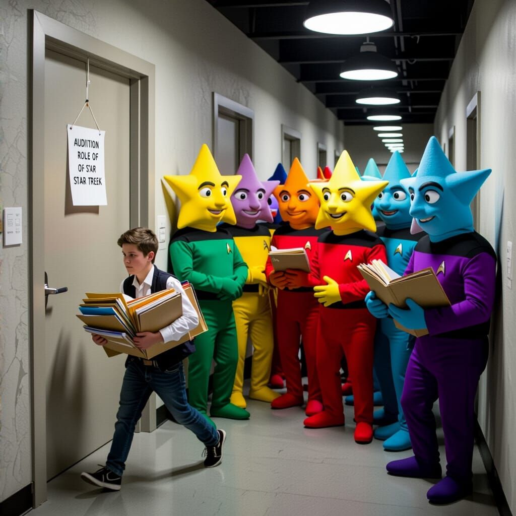 Looking at the stars.