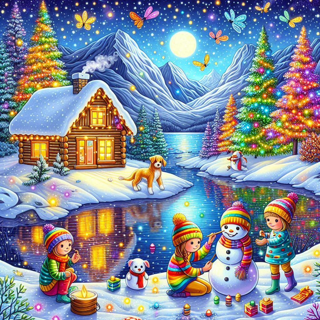 Colourful Christmas Time  🌈