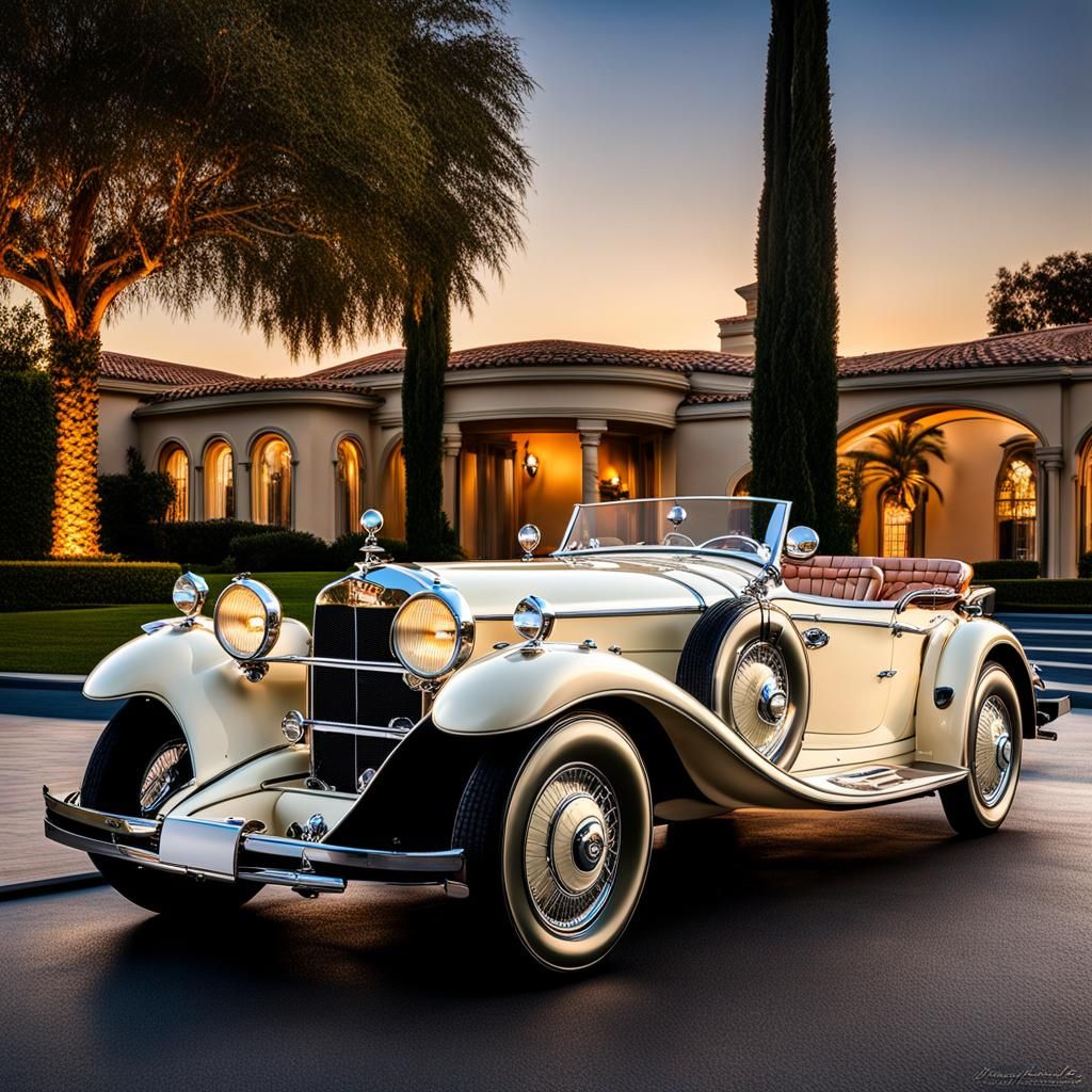 Vintage Luxury Mercedes