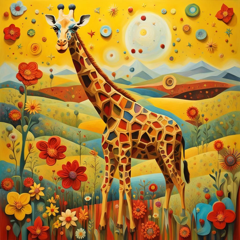 Giraffe - AI Generated Artwork - NightCafe Creator